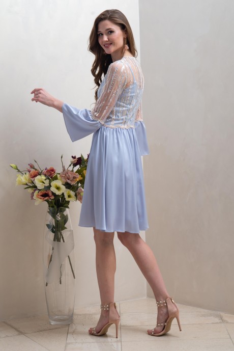 Вечернее платье Condra 4304 голубой размер 42-50 #3