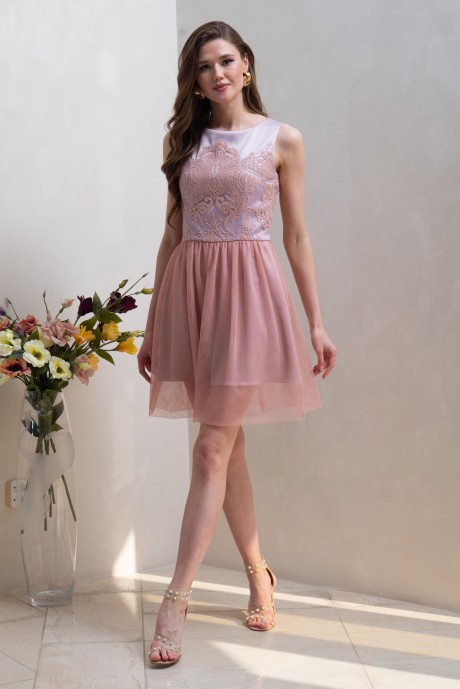 Вечернее платье Condra 4311 розовый размер 42-50 #3