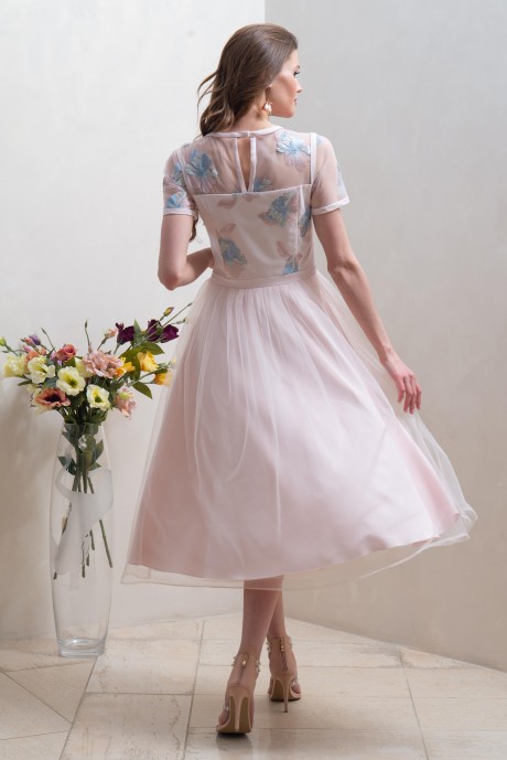 Вечернее платье Condra 4794 розовый размер 42-50 #4