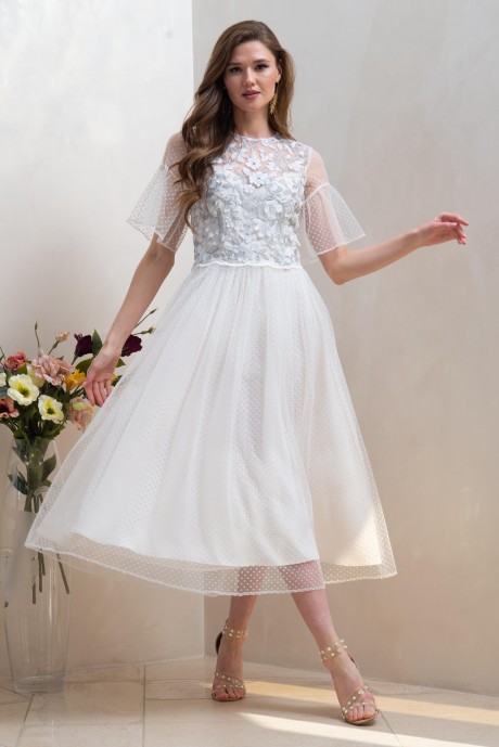 Вечернее платье Condra 4317 белый размер 42-50 #1