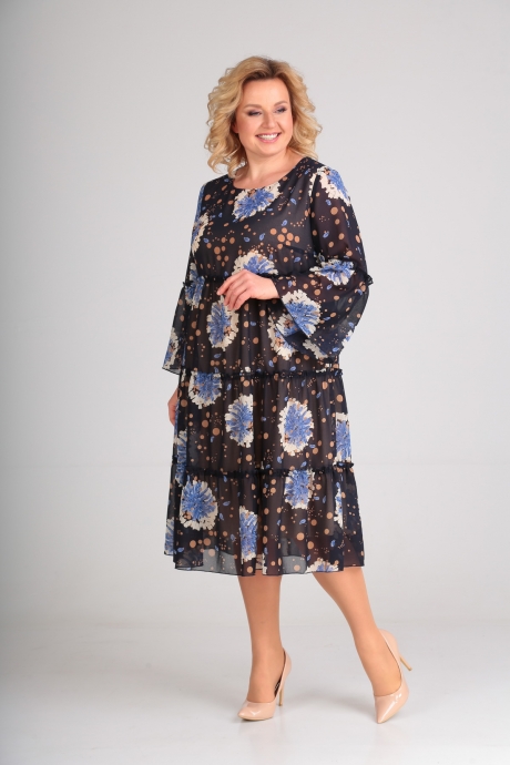 Diamant 1434 синие цветы #2