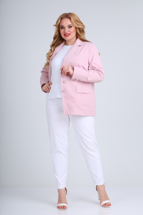 Жакет (пиджак) Diamant 1659 розовый размер 52-62 #3