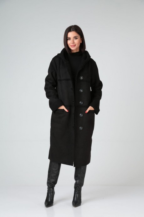 Пальто Diamant 1939 черный размер 48-64 #1