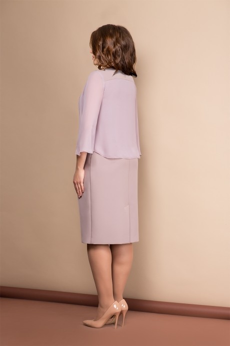 Вечернее платье Elady 3001 бежево-лиловый размер 48-54 #2
