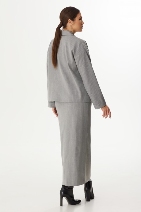 Жакет (пиджак) Elady 4303 светло-серый размер 44-54 #3